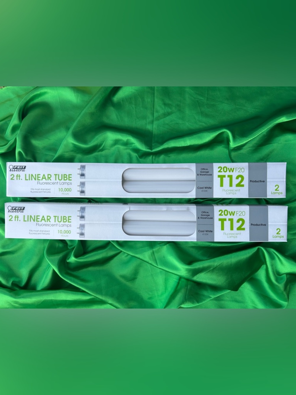 2ft. Linear Tube T12 Fluorescent Lamps - 4 Pack